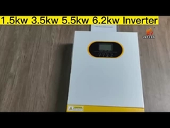 48VDC Çıktı 5.5KW/6.2KW Güneş Hibrit Değiştiricisi 50Hz/60Hz'lik Şebekenin Açılması/Kapatılması için