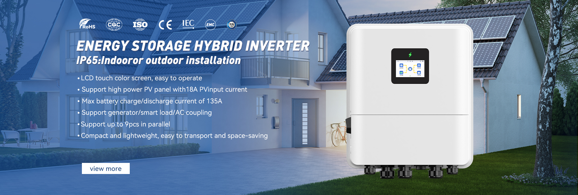 Kalite Şebeke dışı hibrit güneş inverteri Fabrika