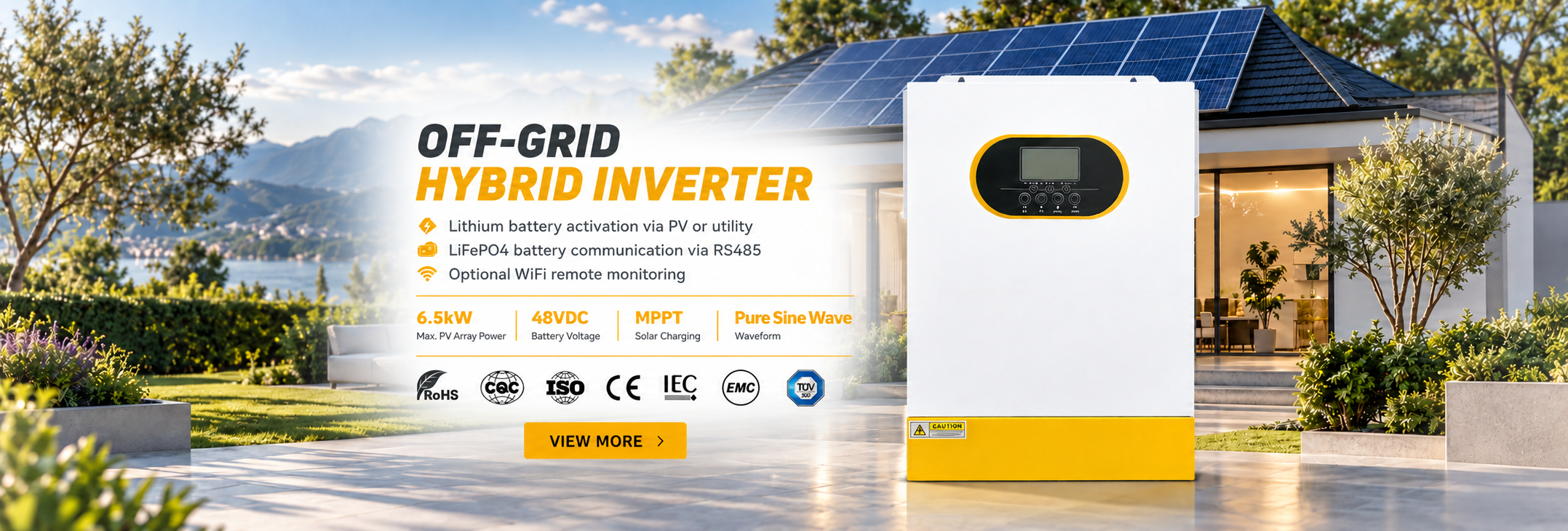 Kalite Şebeke dışı hibrit güneş inverteri fabrika