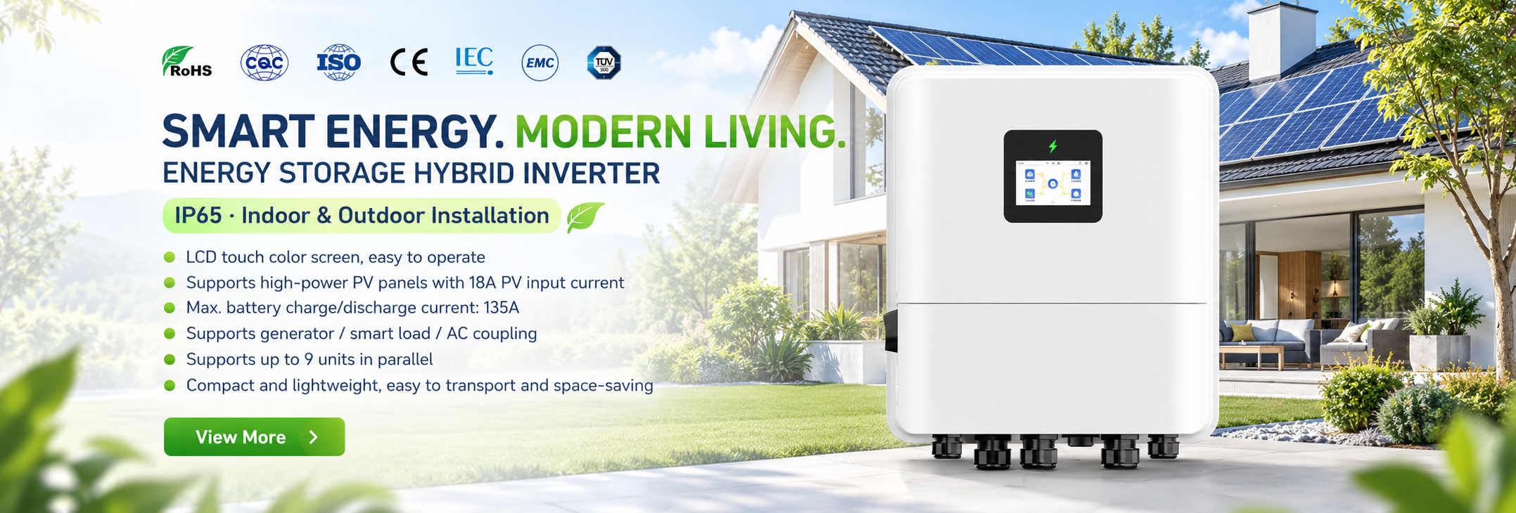 Kalite Şebeke dışı hibrit güneş inverteri fabrika