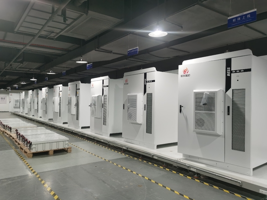 IP55 LiFePO4 Endüstriyel Batarya Enerji Depolama Sistemi 50KW İç / Dış Yapı Kuruluşu