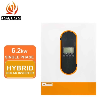 Saf Sinüs Dalgası 6.2KW Hibrit Inverter 48V MPPT Şarj Modu Şebeke Aç/Kapat Güneş Inverteri Hibrit