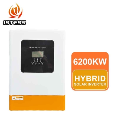 Toptan 48V 6.2KW hibrit inverter Açık/mppt 5.5kw şebeke dışı inverter 6.2kw güneş inverteri hibrit
