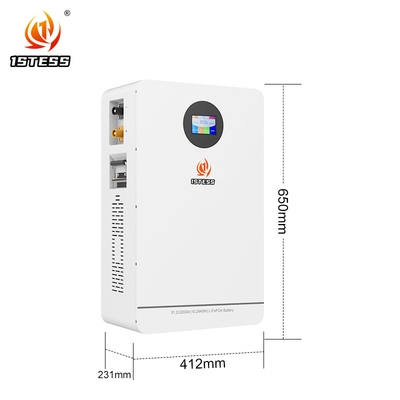 Toptan Duvar Montajlı 51.2V LiFePO4 Ev Enerji Depolama Pil Lityum Pil Paketi
