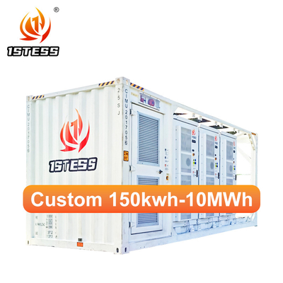 2MWh Endüstriyel Konteyner Güneş Enerjisi Depolama Sistemi Li-ion Pil Şebeke Bağlı Şebekeden Dışarı Otomatik Değişim Özel