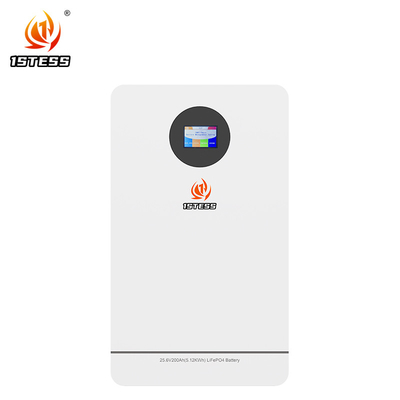 Yeni 25.6.2V 200ah duvar güneş sistemi lifepo4 enerji powerwall 5.12kwh lityum pil güneş sistemi ev depolama pil