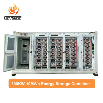 1.5MWH Lityum Pil Güneş Enerjisi Pil Sistemi 300 KWH 1 MWh 3 MWh Konteyner LiFePo4 Enerji Depolama Sistemi