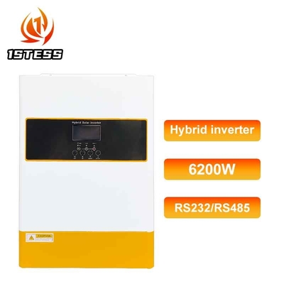 MPPT Şarj Modu Şebekeye / Kapalı Güç Tedarikçesi için 6.2kW 48V Hibrit Güneş Inverteri