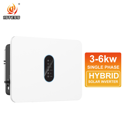 360V 3kw 4.6kw Tek Fazlı Hibrit Değiştiricisi IP66 5kw 6kw Hibrit Güneş Değiştiricisi Şebeke Aç/Kapat 360V 3.6kw MPPT ile Güneş Değiştiricisi