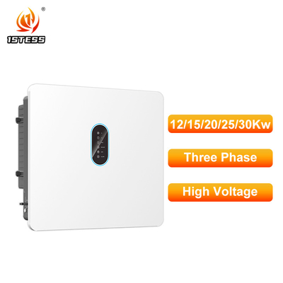 12kw 15kw 20kw 25kw 30kw Hibrit Güneş Değiştiricisi 120V-800V Üç Fazlı IP66 Saf Sinüs Dalgası Aç/Kapat Şebeke Güneş Değiştiricisi MPPT ile