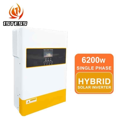 6.2kW Tek Fazlı Güneş Enerjisi Evirici 48V Akü Yüksek Voltaj MPPT Saf Sinüs Dalga PC Koruması