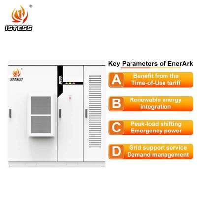 Endüstriyel LiFePO4 Enerji Depolama Kabini 400V 50Hz IP55