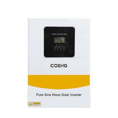 48V 6.2kW Hibrit Güneş Değiştiricisi Tek Fazlı Saf Sinüs Dalgası Şebekeden Açık Güneş Değiştiricisi MPPT Pil olmadan çalışabilir