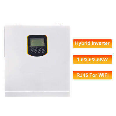 2500W 24V ve 3500W 24V Hibrit Güneş Değiştiricisi Saf Sinüs Dalgası MPPT Tek Fazlı Şebeke Kapalı Çiftlik için 500Vdc Yüksek Girdi